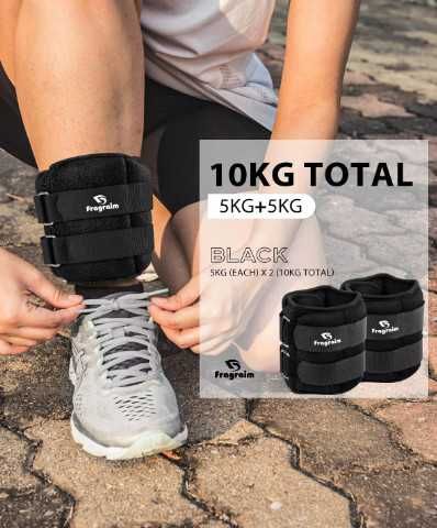 Тежести за крака Fragraim 10 кг ( 2 х 5 кг), фитнес тежести за крака и ръце