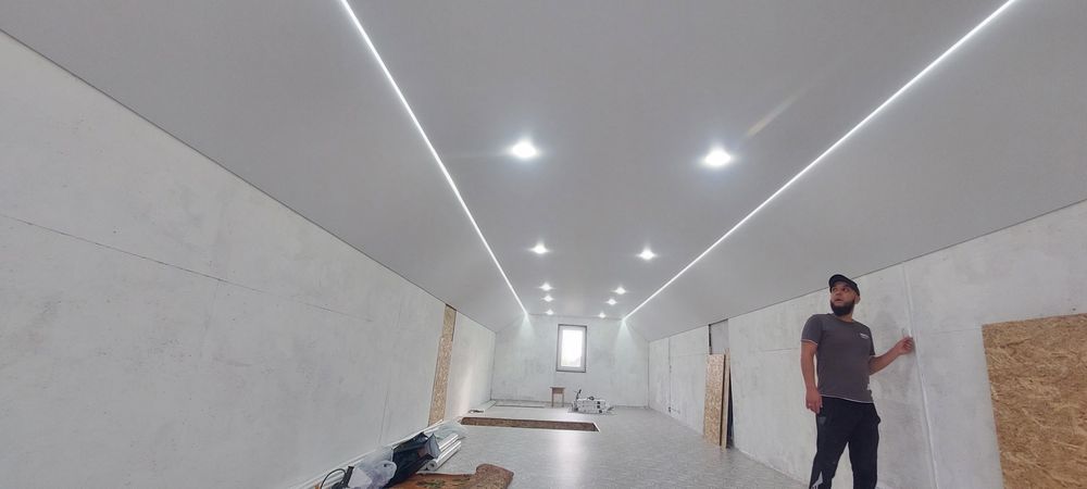 Натяжные потолки.