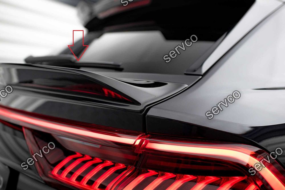 Pachet Set Splitter Exterior Lip Prelungiri Body kit tuning Audi SQ8 Q8 S-Line Mk1 Facelift 2023- v7 - Maxton Design