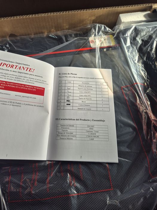 Ел.Сгъваема бягаща пътека с наклон/ 15%/, тих мотор/ 2.5к.с. 10км.ч