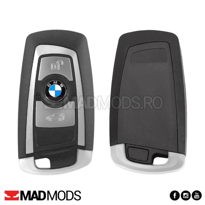 Carcasa cheie BMW F01 F10 F12 F20 F21 F22 F25 F26 cu emblema si lama