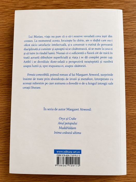 30 lei - " Femeia comestibilã " de Margaret ATWOOD