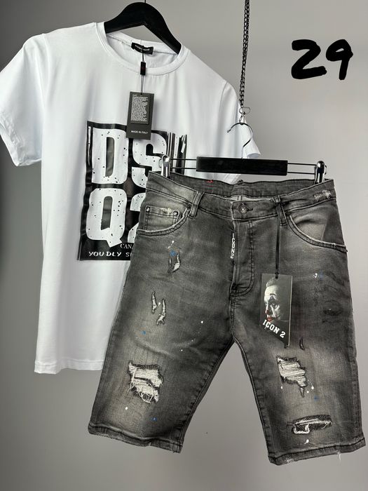 Dsquared  брутални мъжки къси  дънки