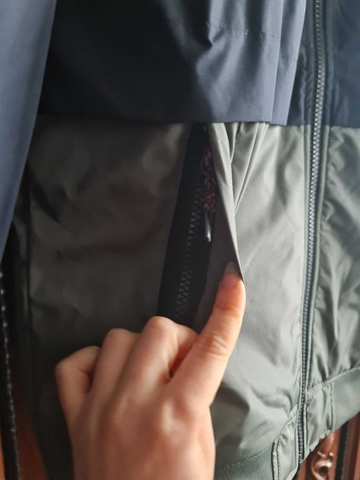 Чисто ново мъжко преходно яке за дъжд IRIEDAILY, двуцветно; размер S