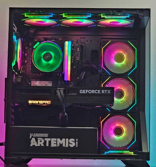 RTX 5070 12GB/Ryzen 7-7700/RAM 32GB/SSD 1TB/Чисто Нов+Гаранция