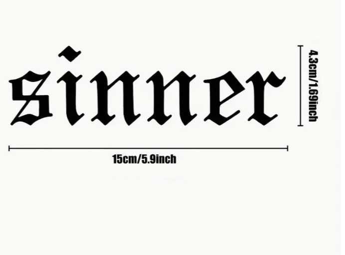 Стикер "Sinner"*