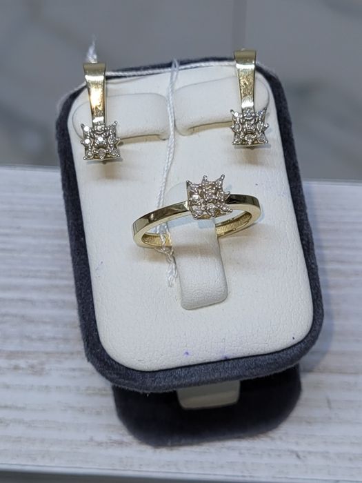 Набор, золото 585