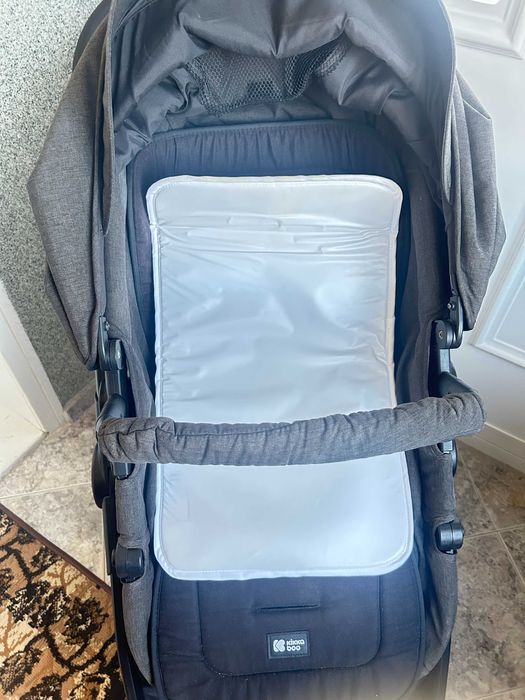 Бебешка количка с трансформираща се седалка 3в1 KikkaBoo Gianni, Black