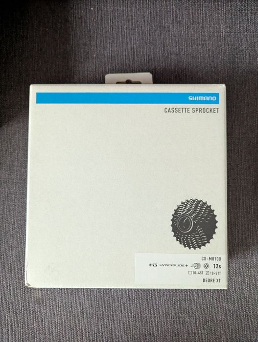 Нова касета Shimano XT M8100 12s 10-51