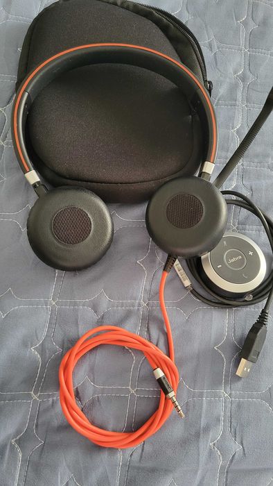 Casti Stereo Jabra Evolve 40, On-Ear, Negru