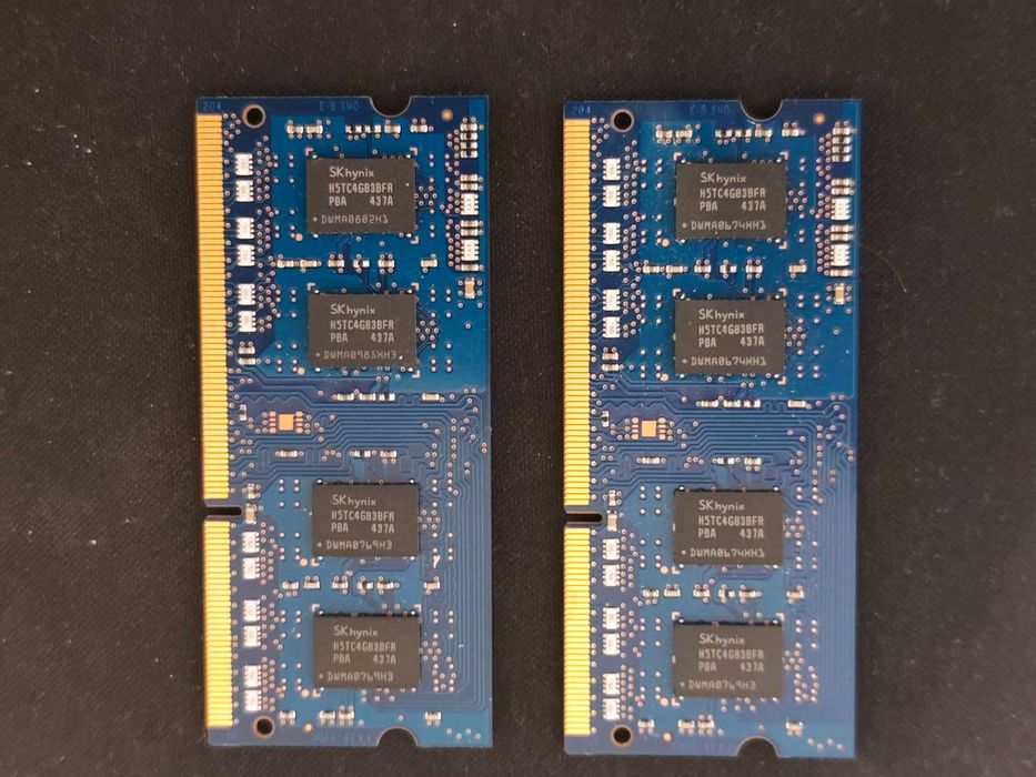 8 GB SK Hynix 1Rx8 PC3L-12800S-11-13-B4 (2X4 GB Dual Channel )