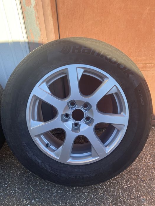 Jante Audi Q5 originale 17’’ 5x112 + cauciucuri de vara 235/65/17
