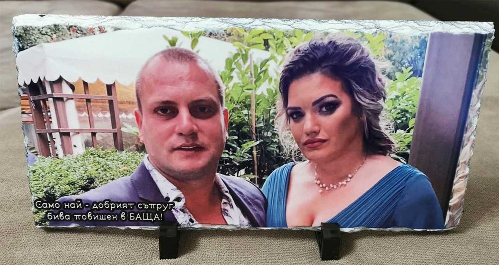 Фотокамъни с Ваша снимка и надпис