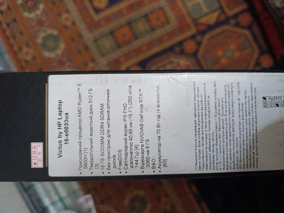 Victus игровой ноутбук