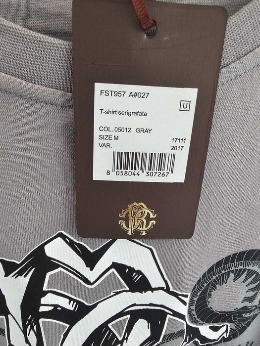 Tricou Roberto Cavalli Gri Bucuresti Sectorul 3 • OLX.ro