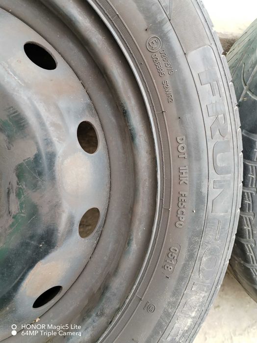 Set 4 roti 15 inci (jante + cauciucuri) Logan