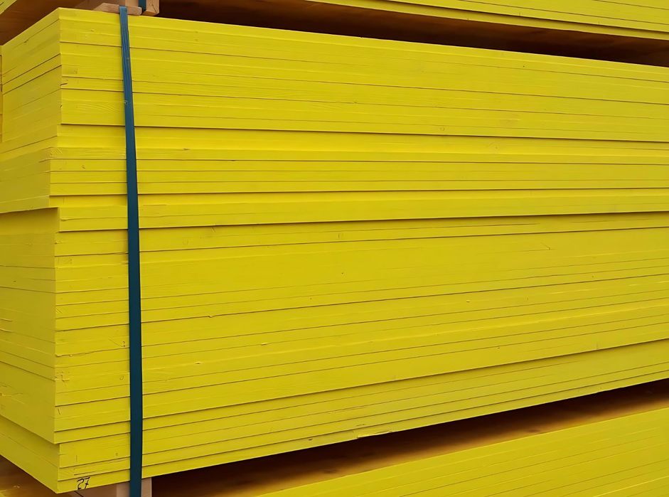 Жълти кофражни платна 21 мм