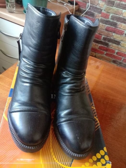 Ботинки зимние натуралка