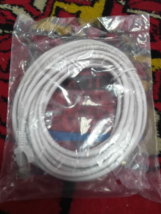 10 метров патчкорд шнур LAN RG45