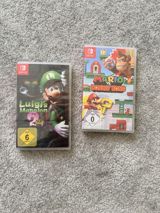 2 jocuri Luigi 2 si Mario vs DK