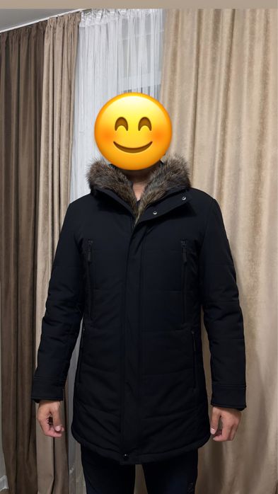 Мужская зимняя куртка верблюжка