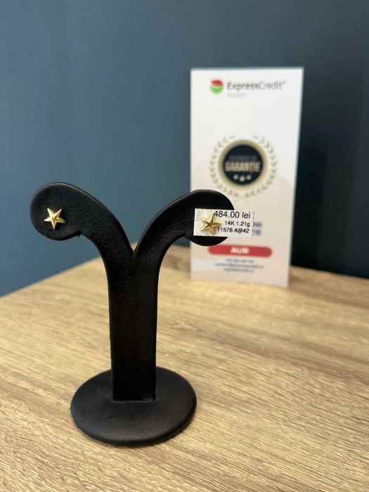 (AG51) Cercei aur 14K b11578