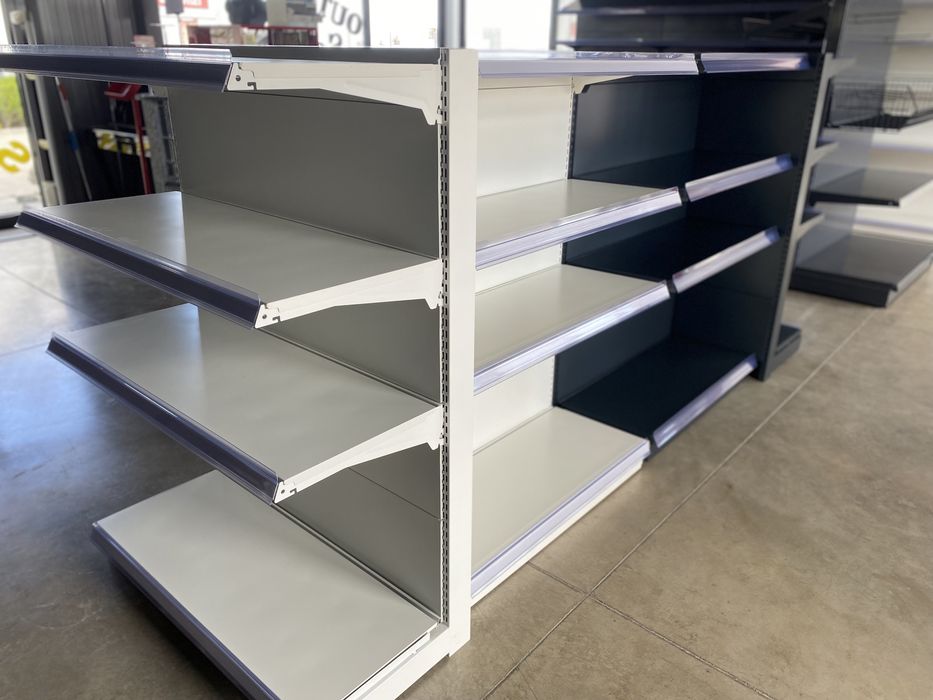 Стелажи за магазин намалени от 269 на 190 .