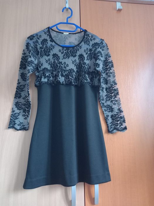 Rochie din bumbac și dantela