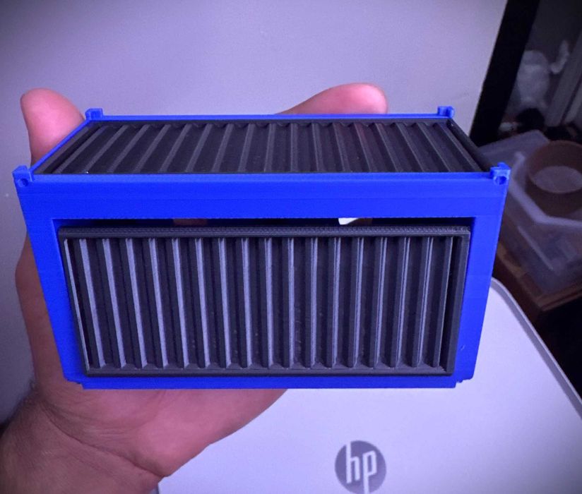 Cuier de chei în formă de container 3D Hot Wheels