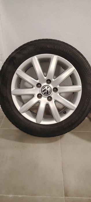 Jante Vw Passat, Jetta, Golf, Skoda + anvelope 205 55 16, dot 2023