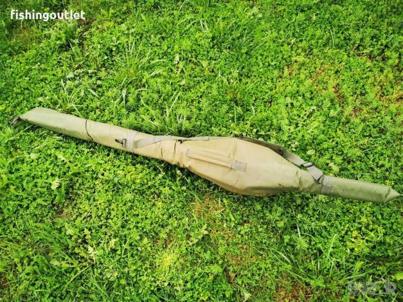 Двоен подплатен шарански калъф за въдици на 2 части / 190 и 205см