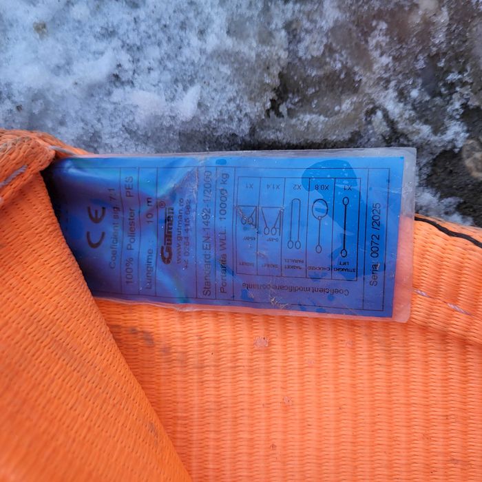 Ghingi ridicat tractare 10m 10t 30cm