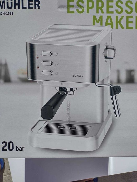 Кафемашина за еспресо Muhler MCM1588 нова с 2 г. гаранция