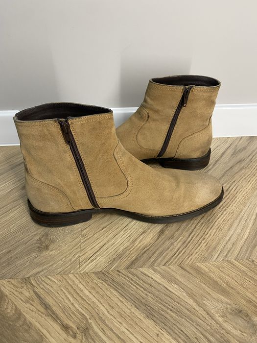 Мъжки боти Челси от естествен велур PIER ONE 42