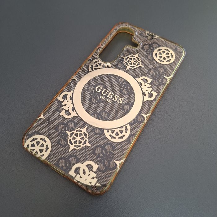Твърд гръб лого Guess за Samsung Galaxy S25 предпазен  кейс