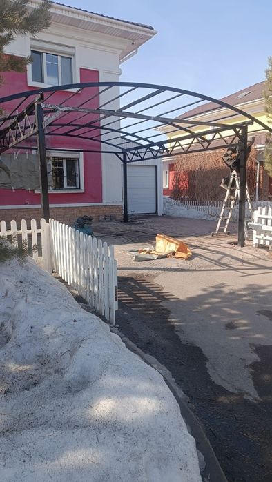 НАВЕС, КОЗЫРЕК, Металлоконструкции.