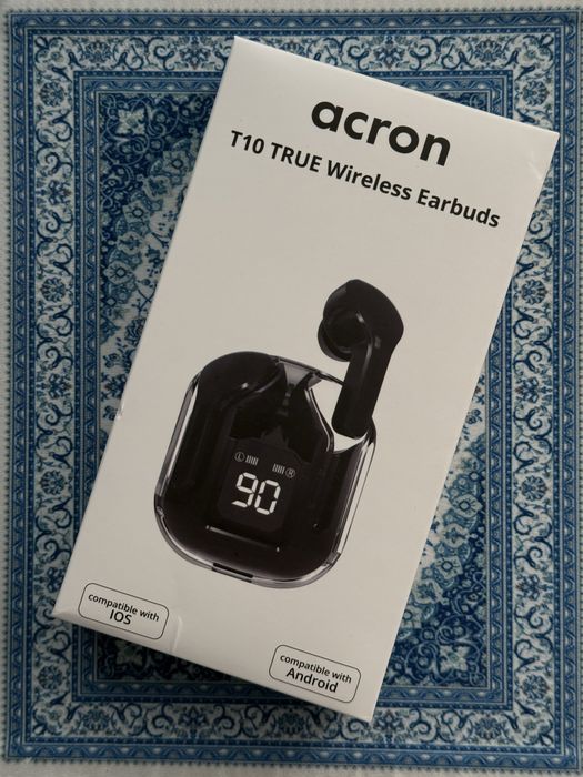 Наушники Acron TWS T10 White/Black