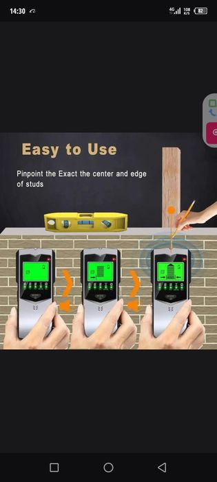 Детектор метал SH402 настенный электричество