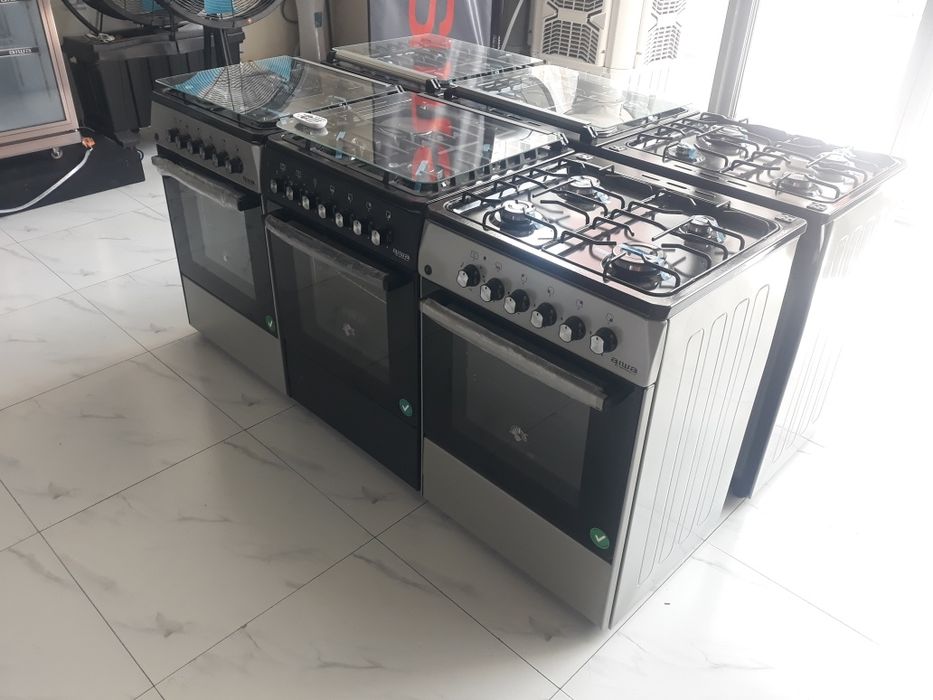 Газ плиты новые черные и серые