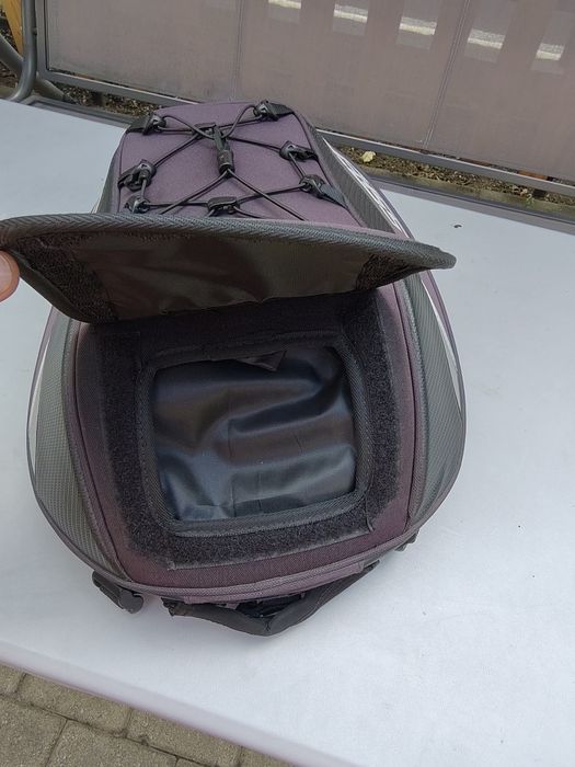 Geanta moto codita extensibila