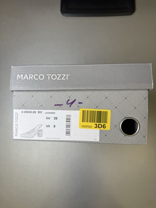 Marco Tozzi дамски обувки на ток EU 39 оригинални с кутия