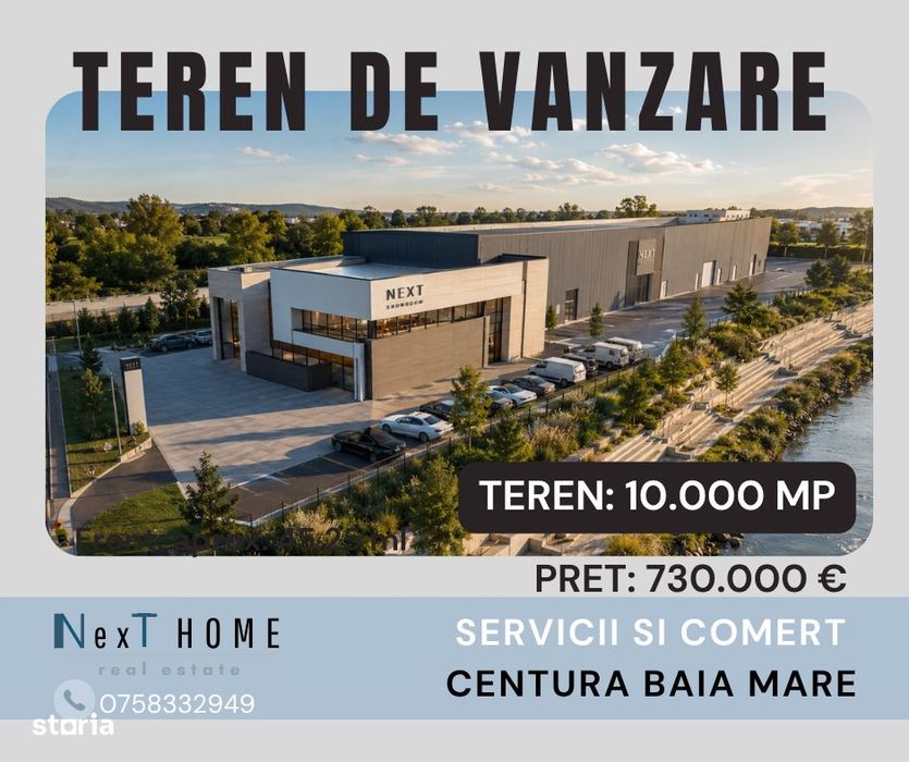 Teren intravilan 10.000 mp - Baia Mare | Dezvoltare comercială