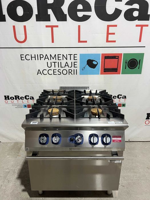 ELECTROLUX- Masina gatit profesionala,Aragaz 4 focuri + Cuptor