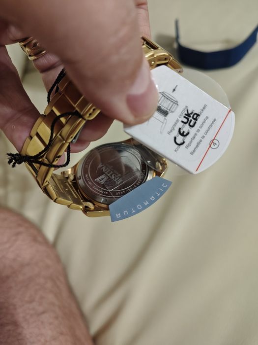 Vând ceas bărbătesc Festina automatic auriu nou nouț