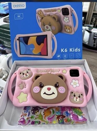 Bolalar plansheti OTEETO K6 Kids, 4G Sim card, Детский умный планшет