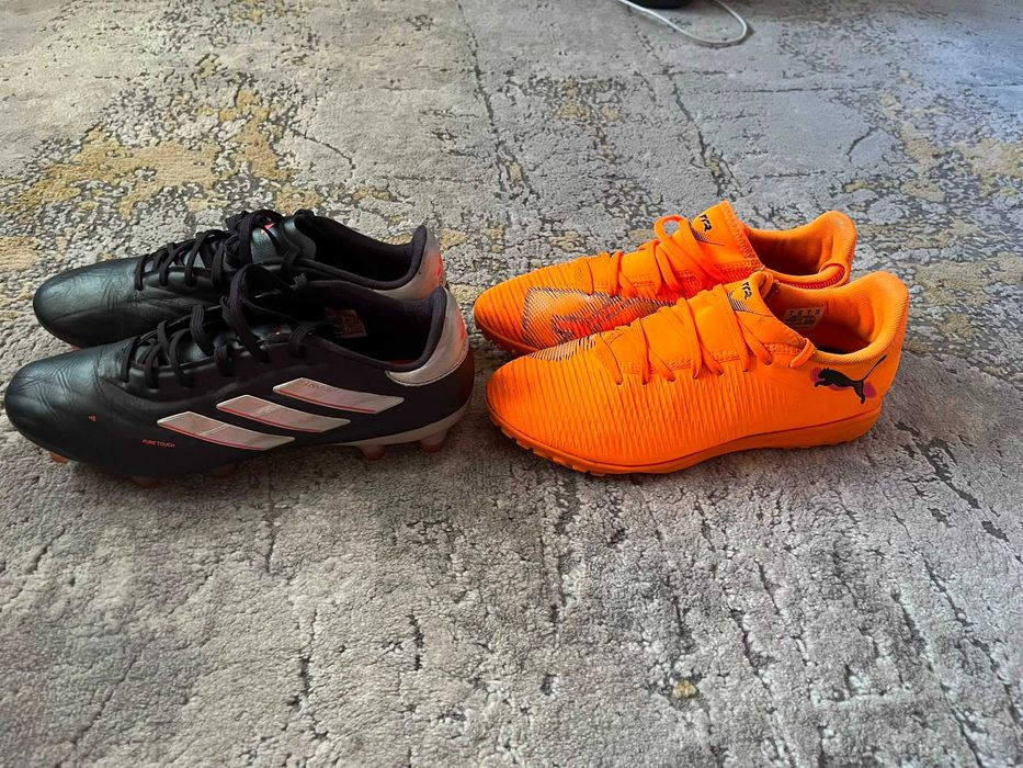Продавам оригинални футболни обувки в отлично състояние! Nike Mercurial – размер 39  Adidas Copa – размер 40