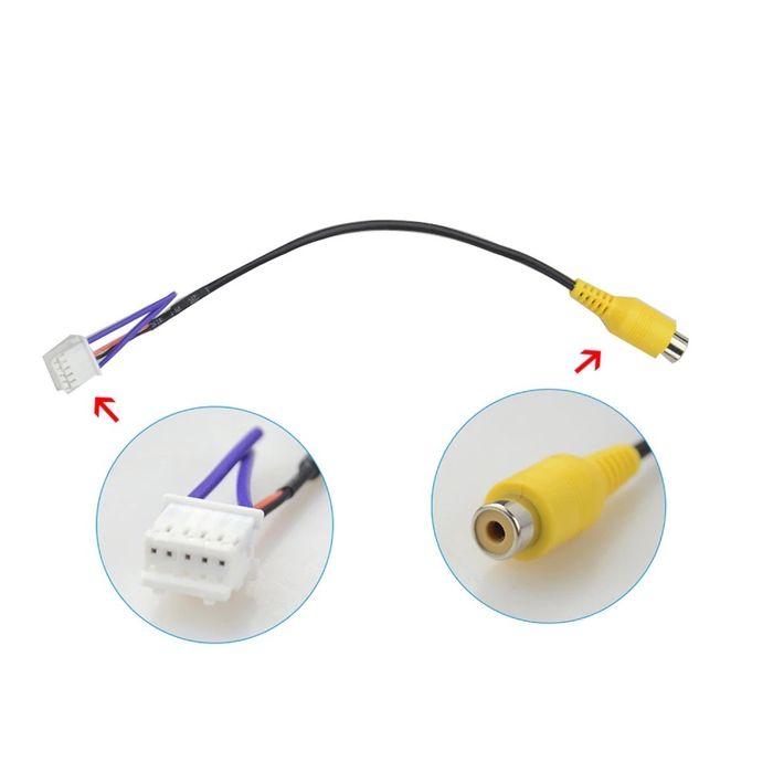 Cablu cameră marșarier RCA 10 pin