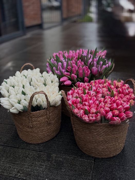 Тюльпаны пионы розы цветы букет