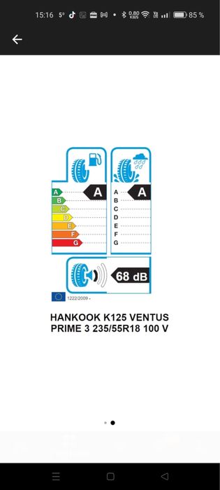Anvelope Hankook de vara