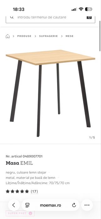 Scaune Sandsberg Ikea rosu 25 de bucati